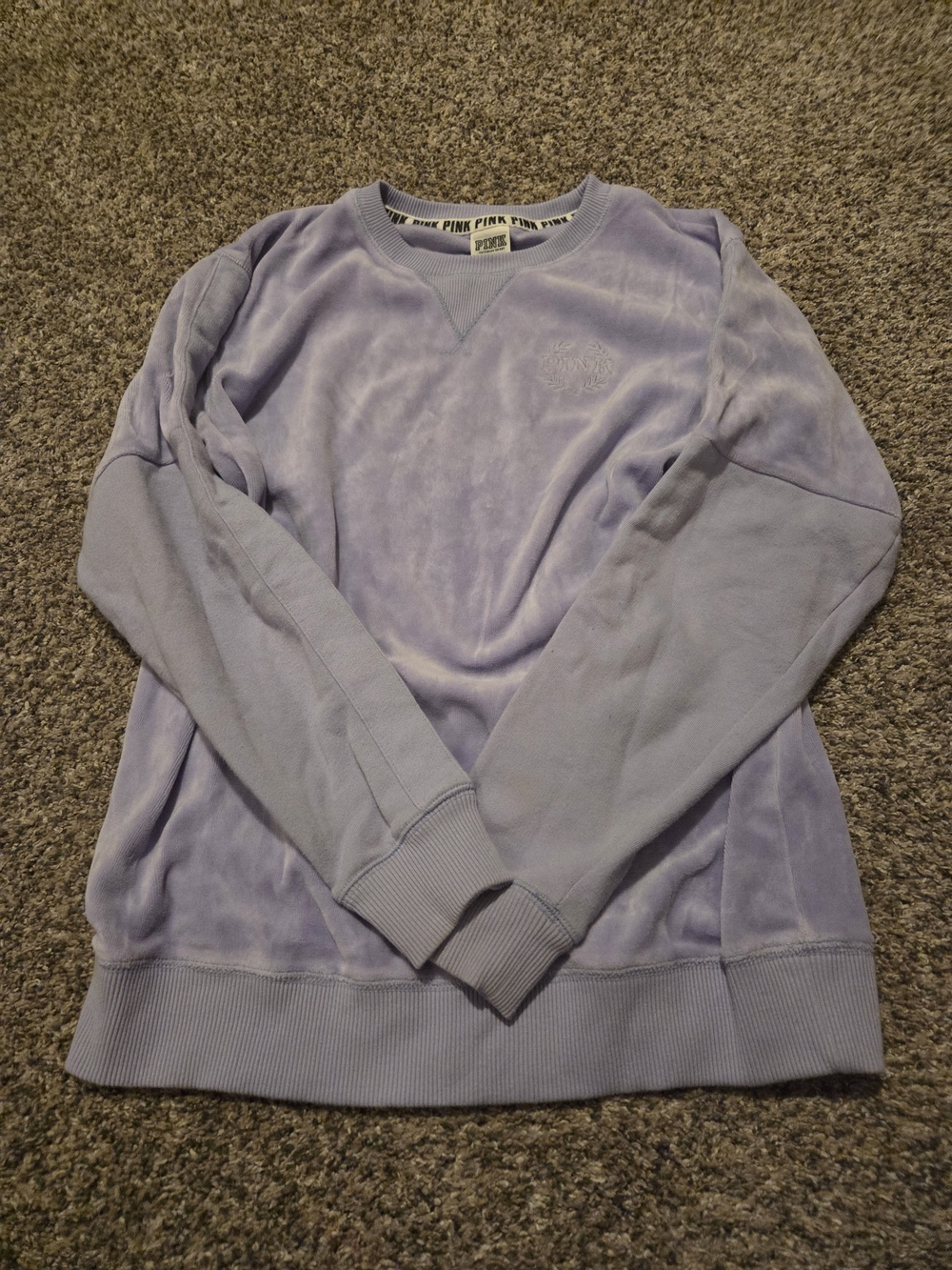 PINK Victoria's Secret Lavender Crewneck Sweatshirt